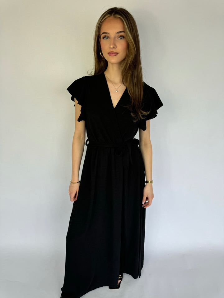 Roos Long Split Dress