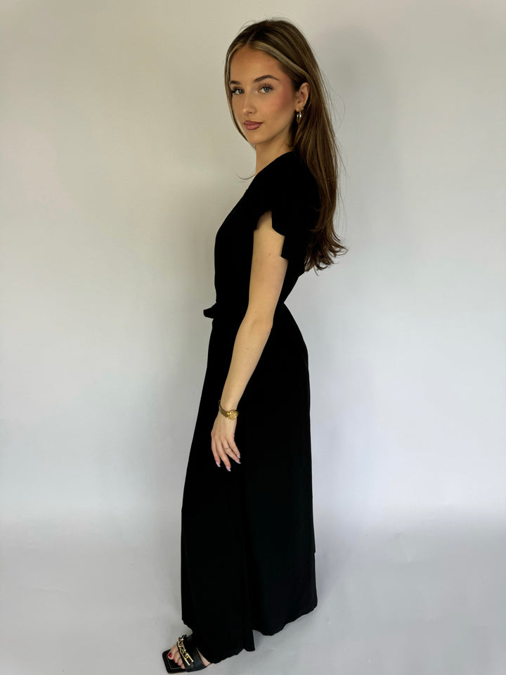 Roos Long Split Dress