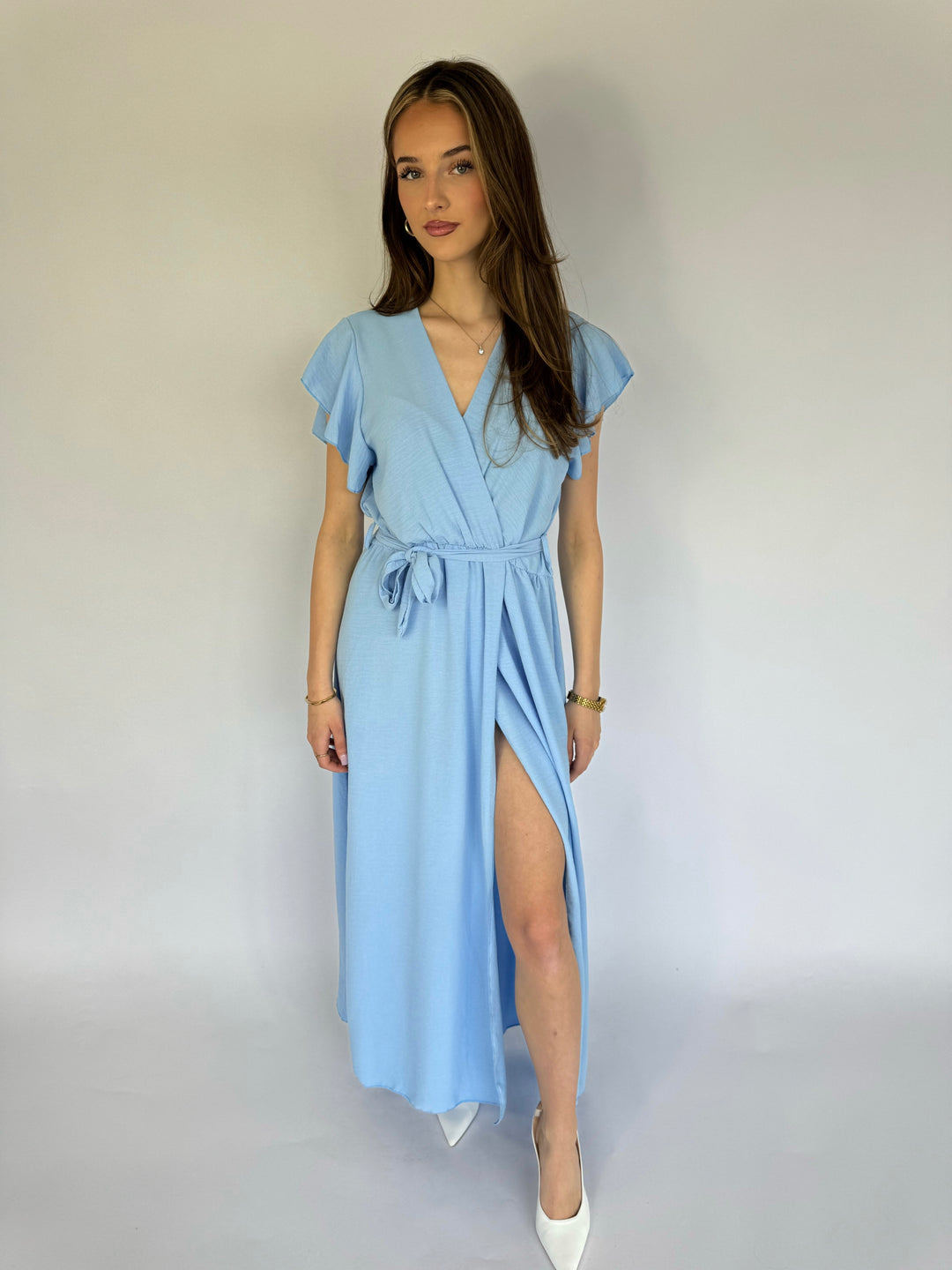 Roos Long Split Dress