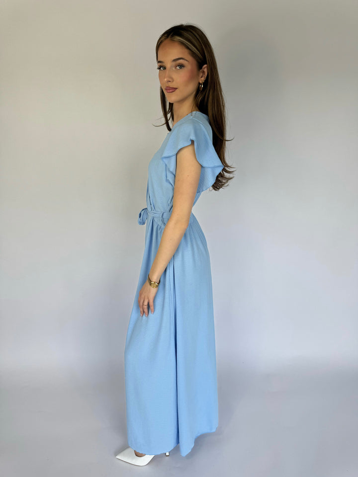 Roos Long Split Dress