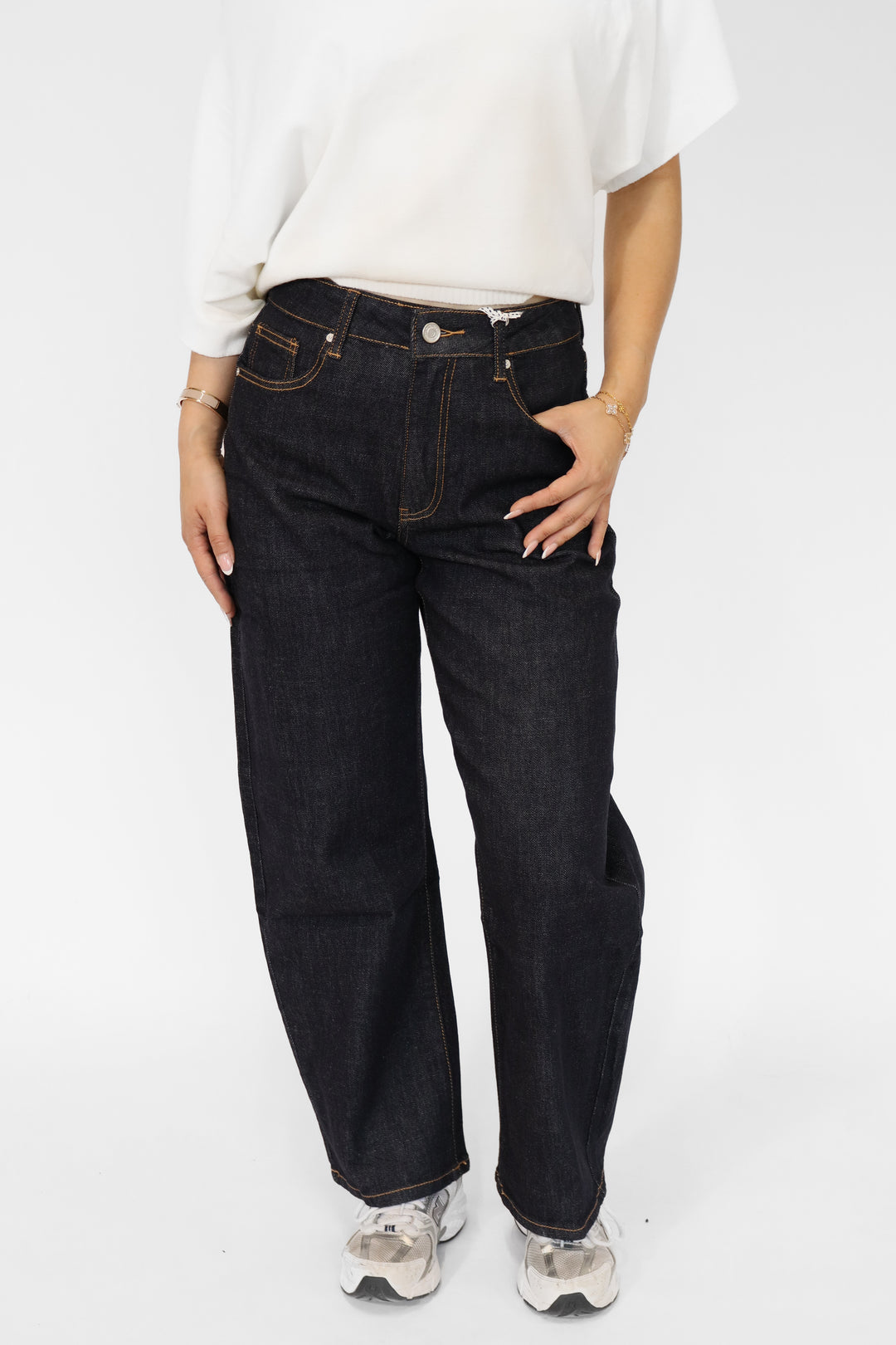 Xanna Petite Balloon Fit Jeans