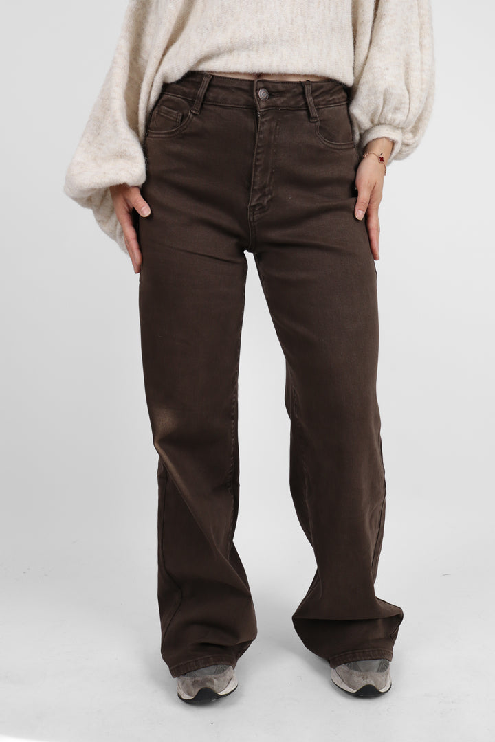 Stella Midwaist Wide Leg Jeans - Stretch