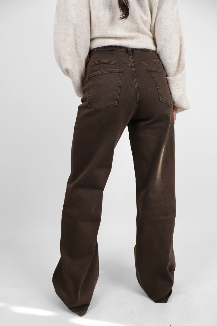 Stella Midwaist Wide Leg Jeans - Stretch
