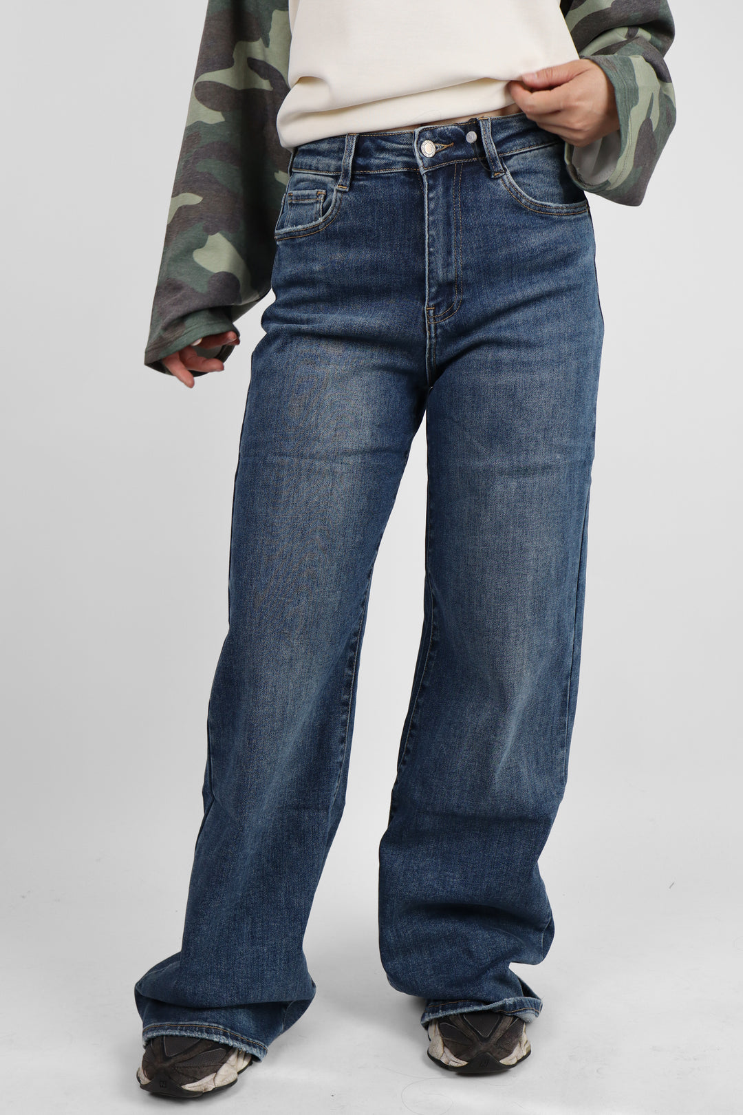 Blair Midwaist TALL Wide Leg Jeans - Stretch