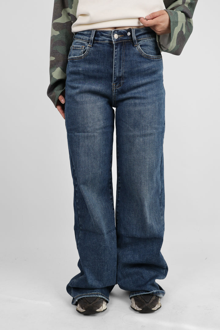 Blair Midwaist TALL Wide Leg Jeans - Stretch