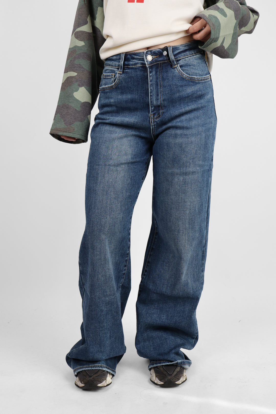 Blair Midwaist TALL Wide Leg Jeans - Stretch
