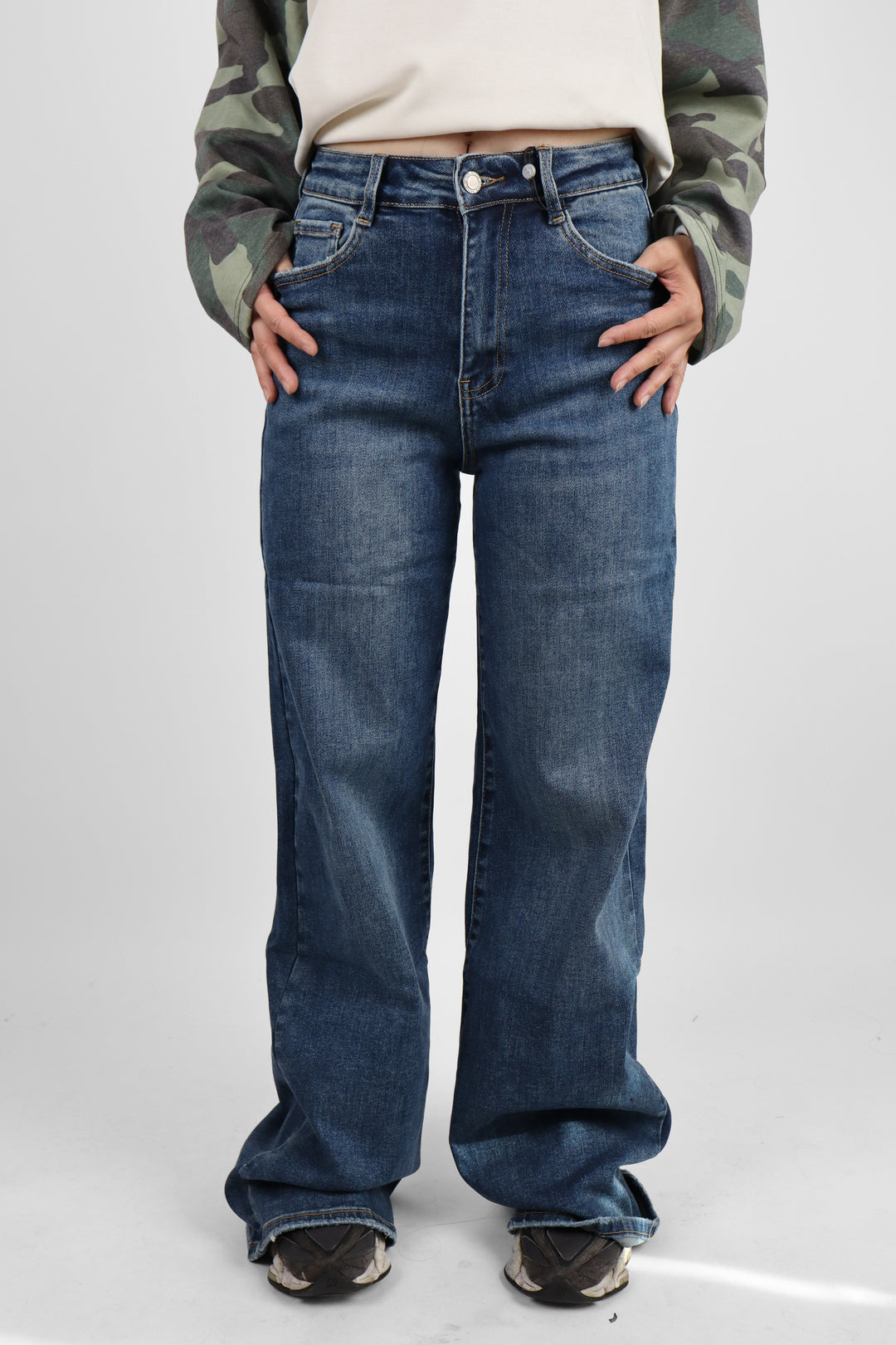 Blair Midwaist TALL Wide Leg Jeans - Stretch