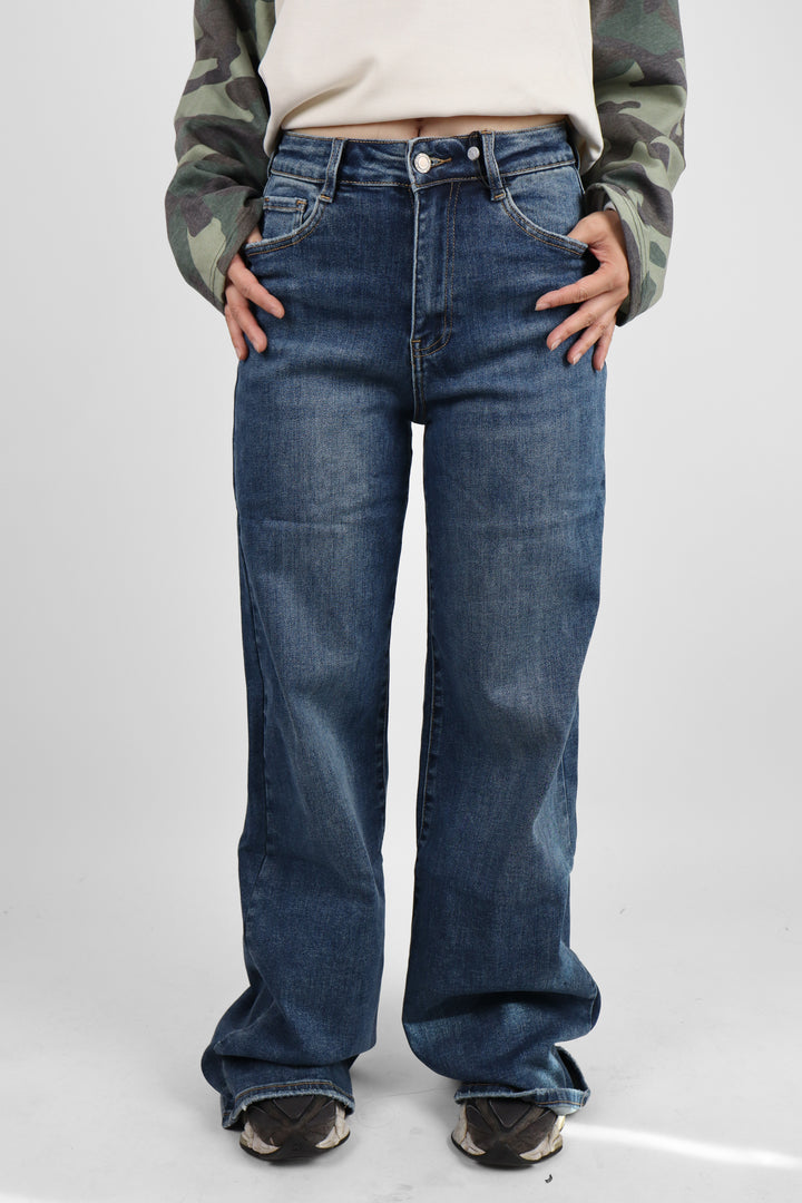 Blair Midwaist TALL Wide Leg Jeans - Stretch