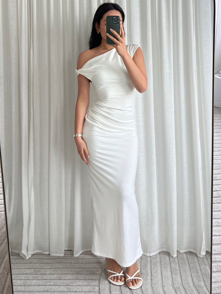 Lio Long Draped Dress