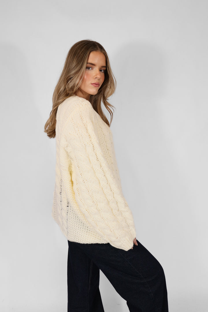 Fleur Cable Knit