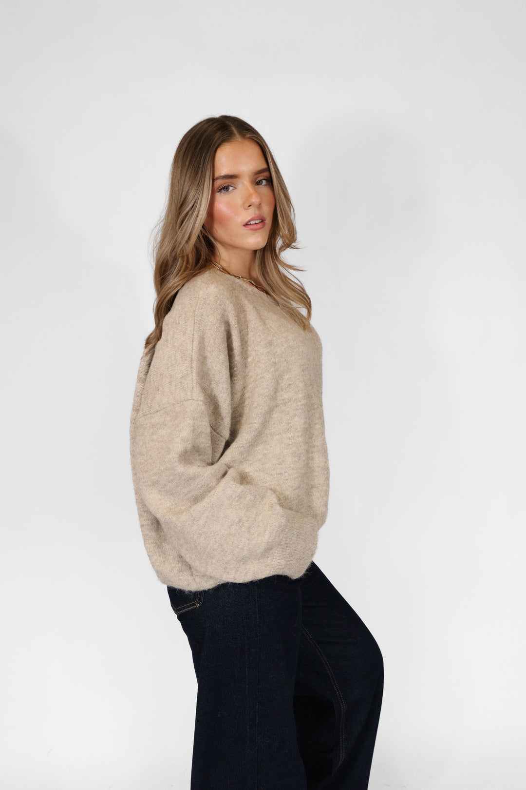 Elena Off Shoulder Sweater