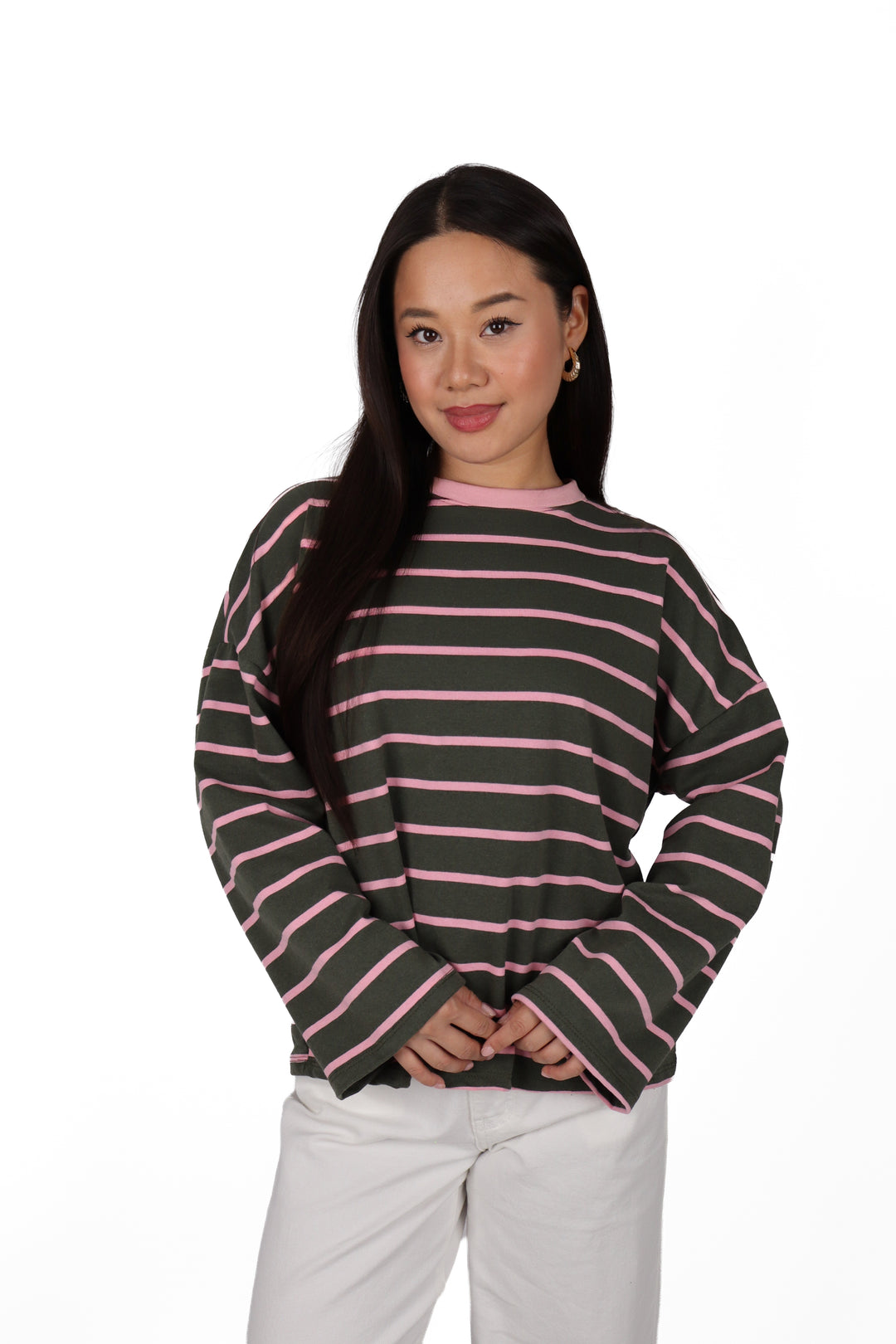 Bella Oversized Striped Shirt