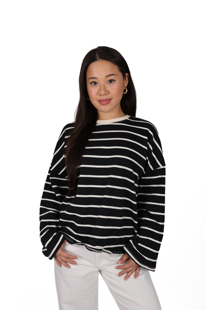 Bella Oversized Striped Shirt