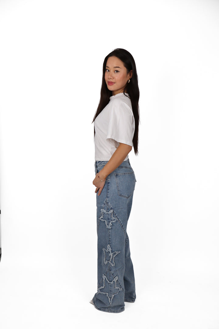 Superstar Wide Leg Jeans - Non Stretch