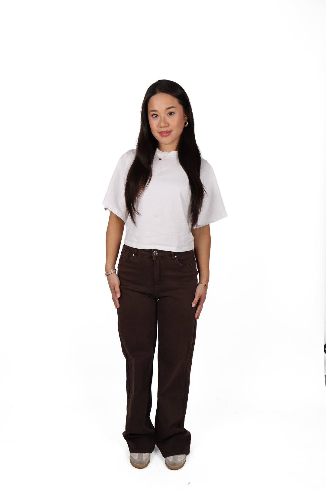 Lola Plus Size Wide Leg Jeans - Stretch