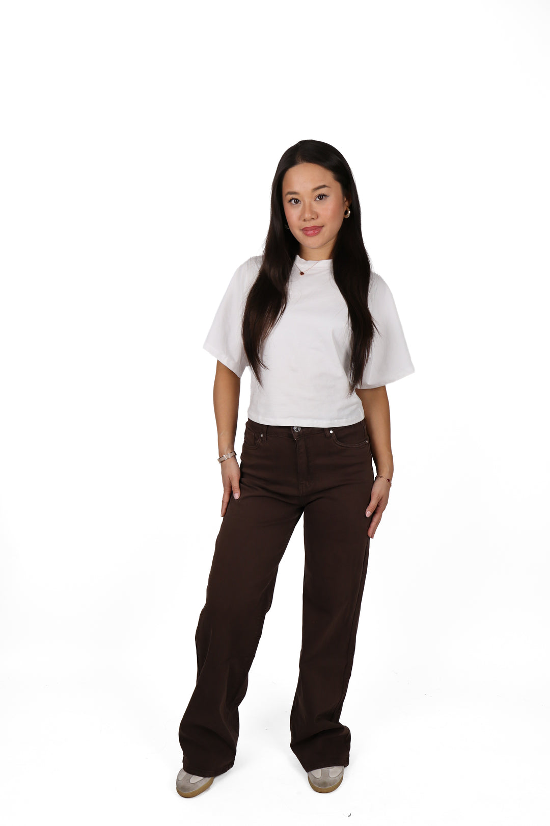 Lola Plus Size Wide Leg Jeans - Stretch