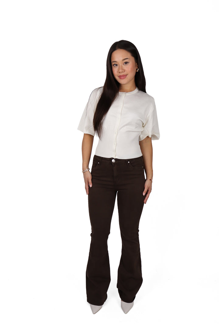 Amelia Plus Size Flared Jeans - Stretch