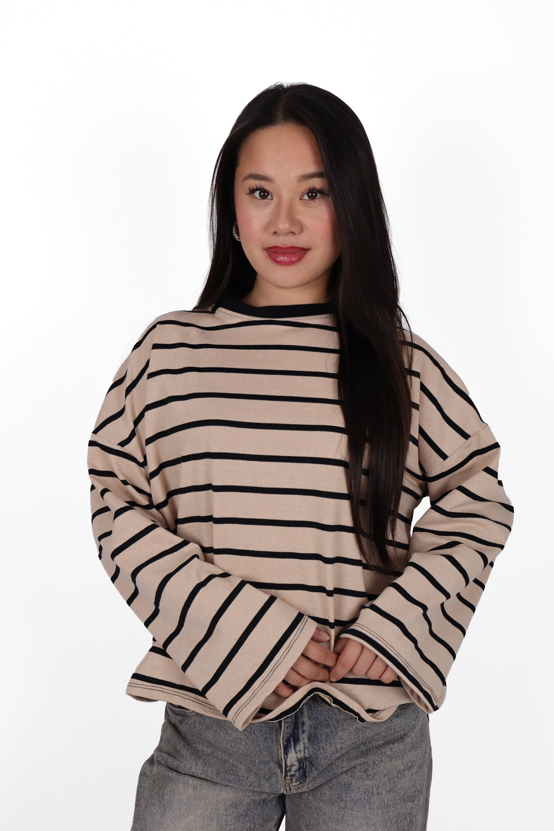 Bella Oversized Striped Shirt