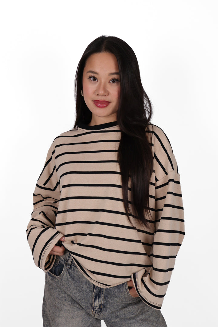 Bella Oversized Striped Shirt