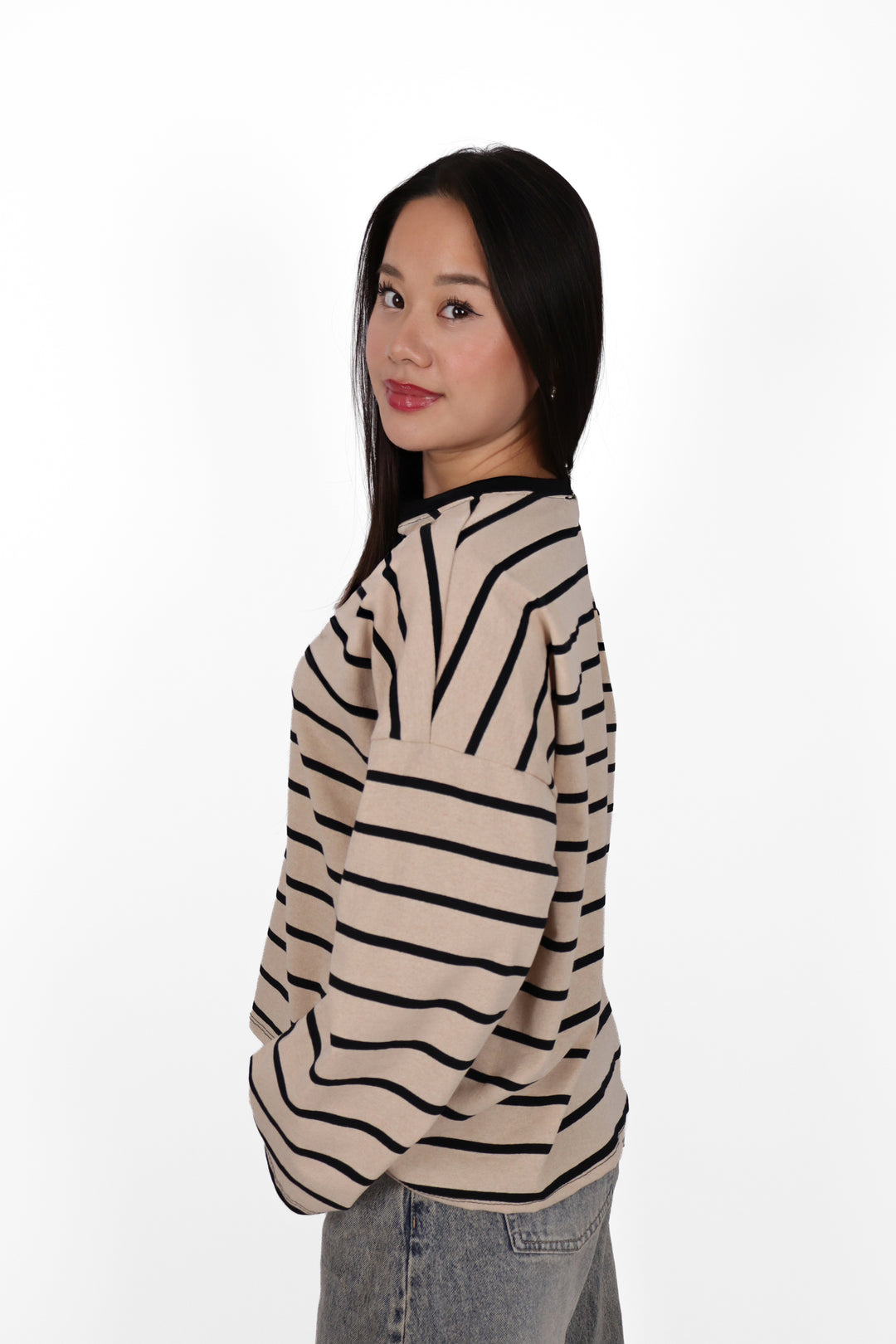 Bella Oversized Striped Shirt