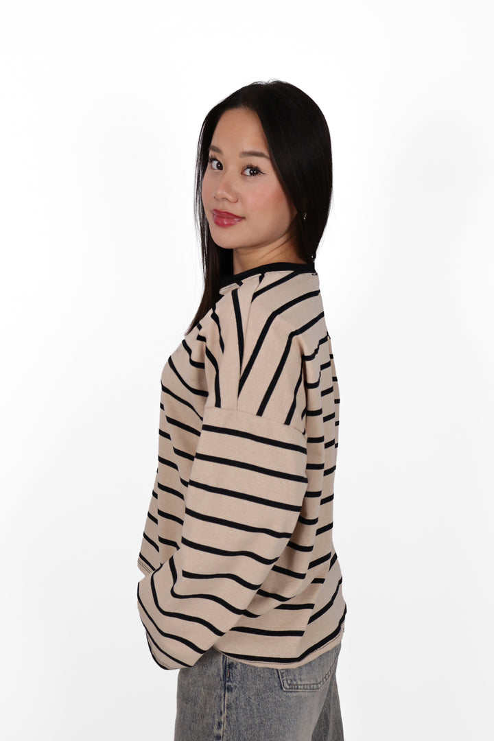 Bella Oversized Striped Shirt