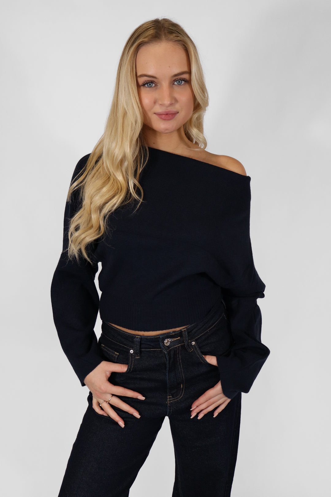 Off Shoulder Sweater Long Sleeve