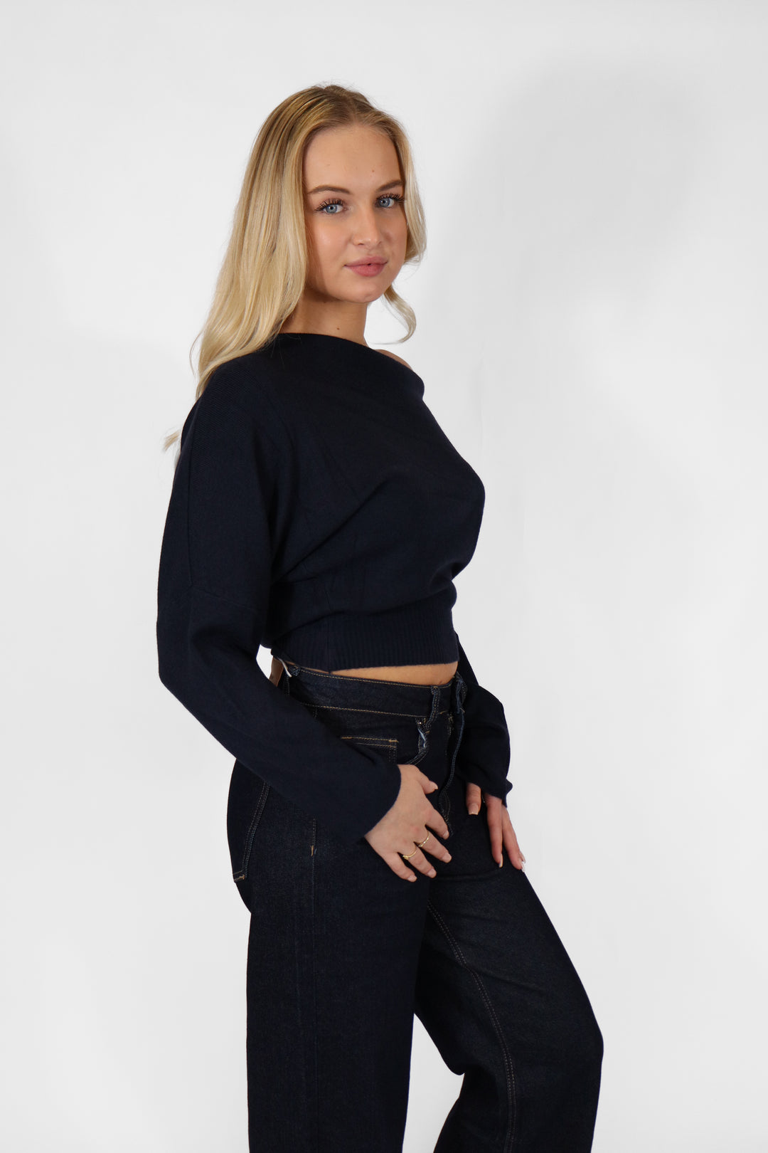 Off Shoulder Sweater Long Sleeve