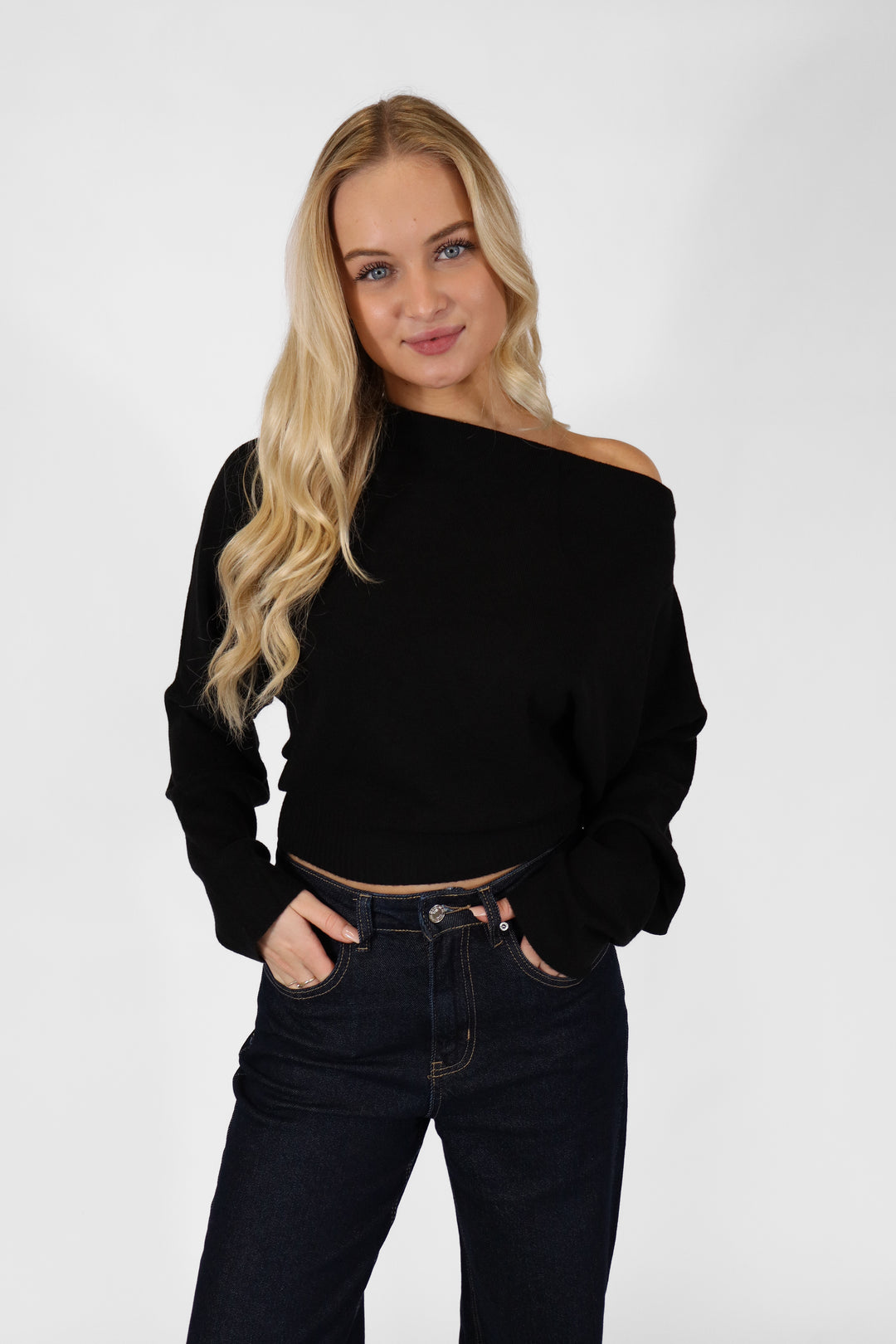 Off Shoulder Sweater Long Sleeve