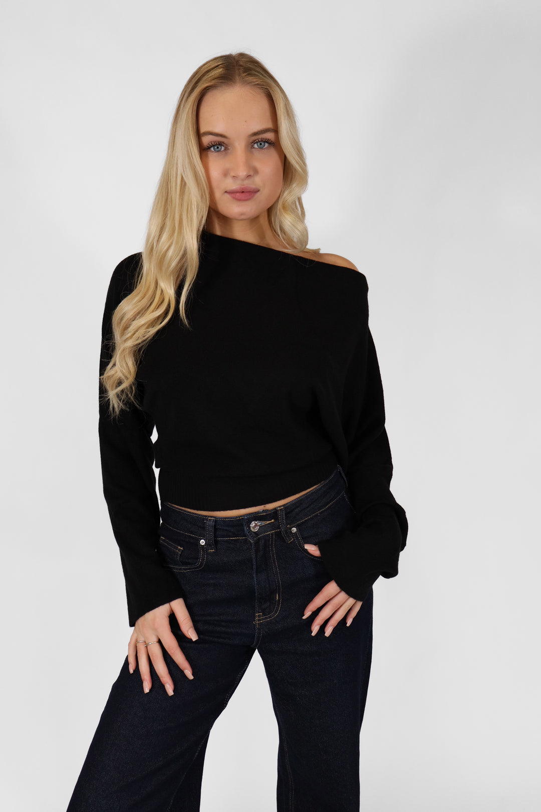 Off Shoulder Sweater Long Sleeve