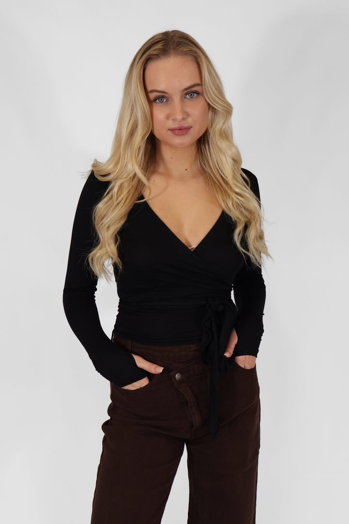 Soft Wrap Vest - Black