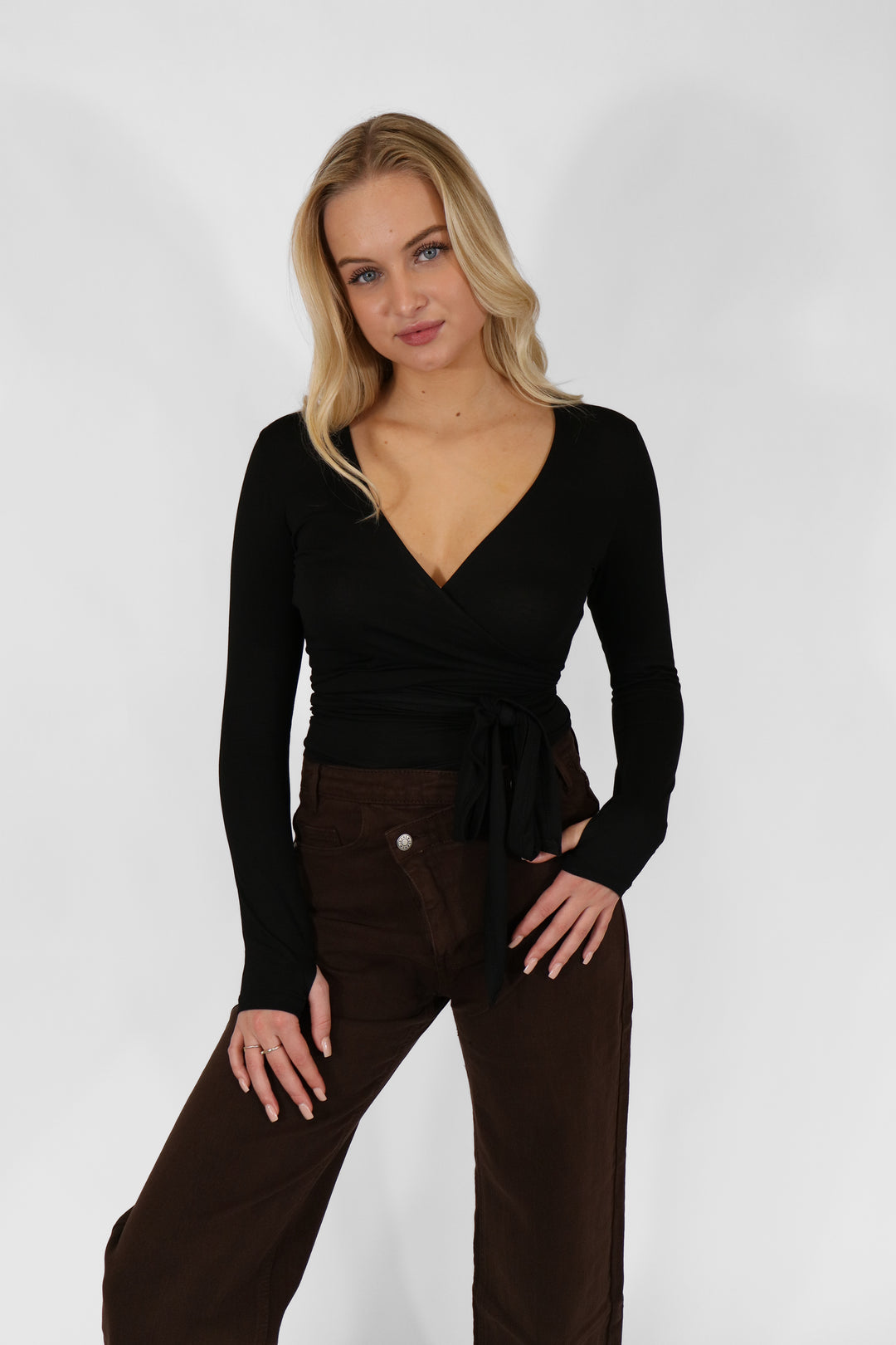 Soft Wrap Vest - Black