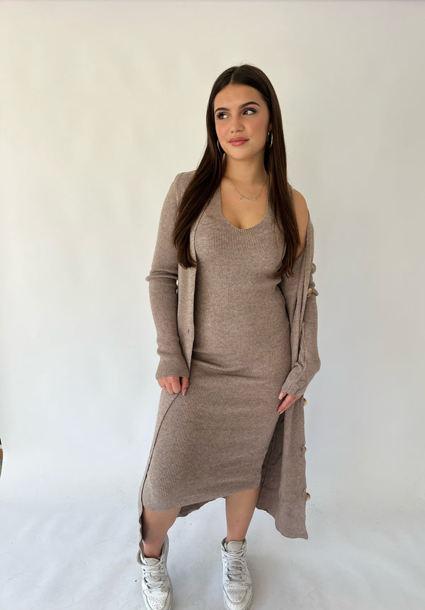 Nellie Two Set Piece - Taupe
