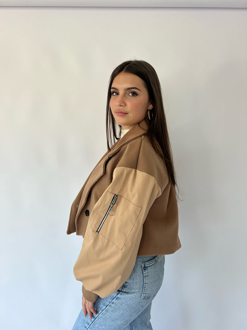 Louis Bomber Jacket - Camel