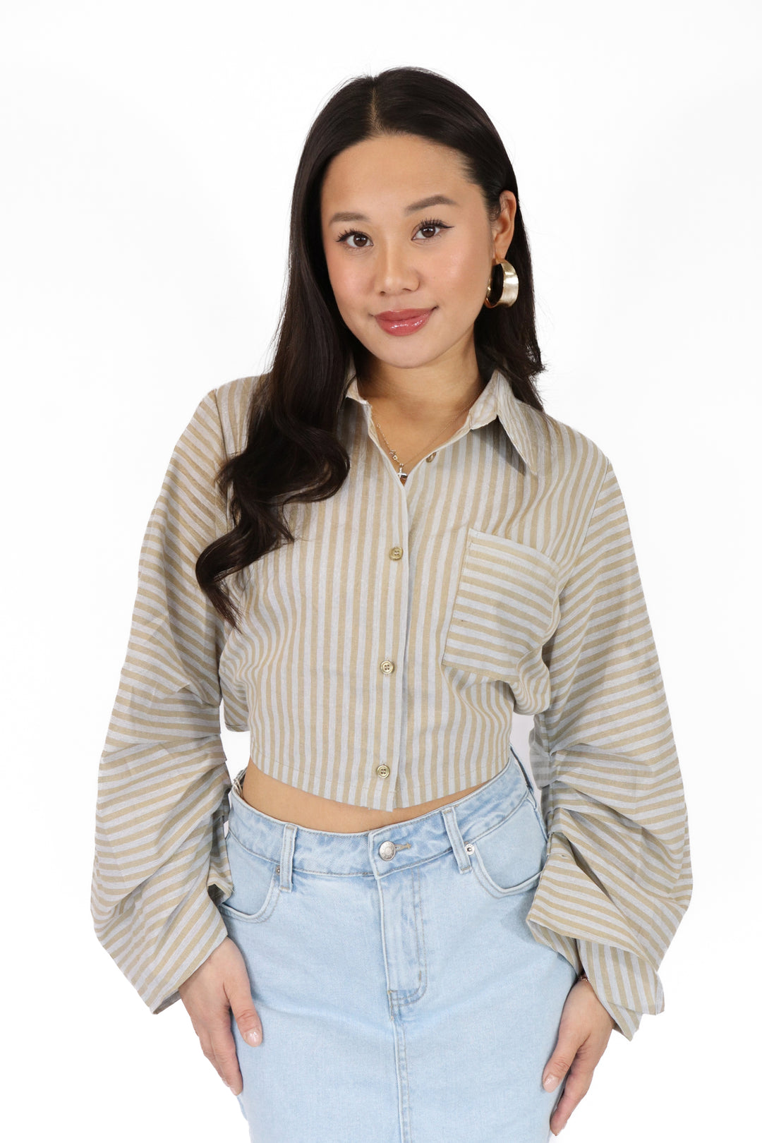 Soft Striped Blouse