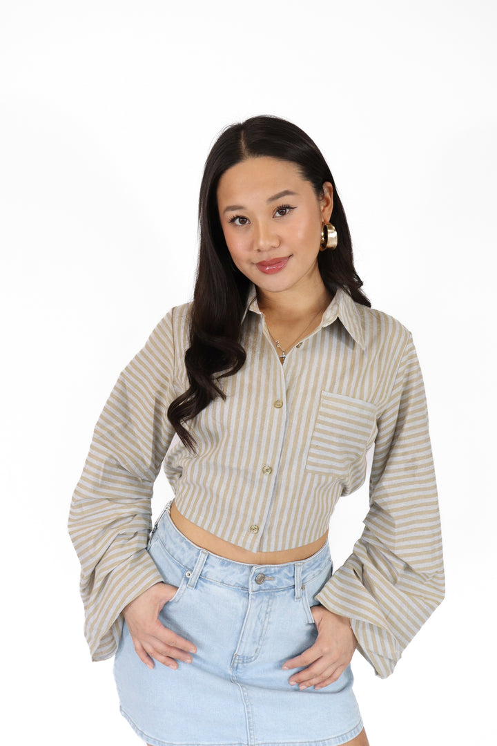 Soft Striped Blouse