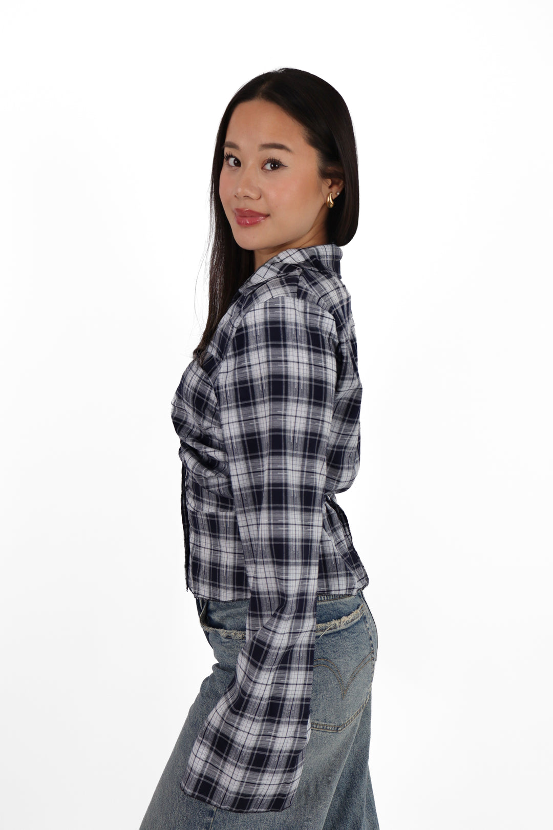 Madison Check Blouse