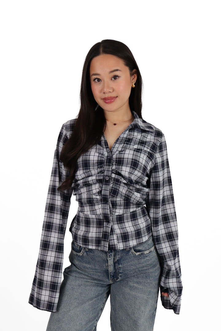 Madison Check Blouse