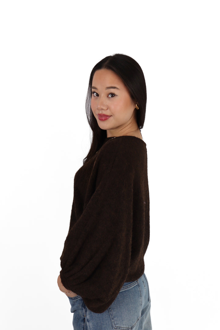 Hailie Off Shoulder Sweater - Stretch