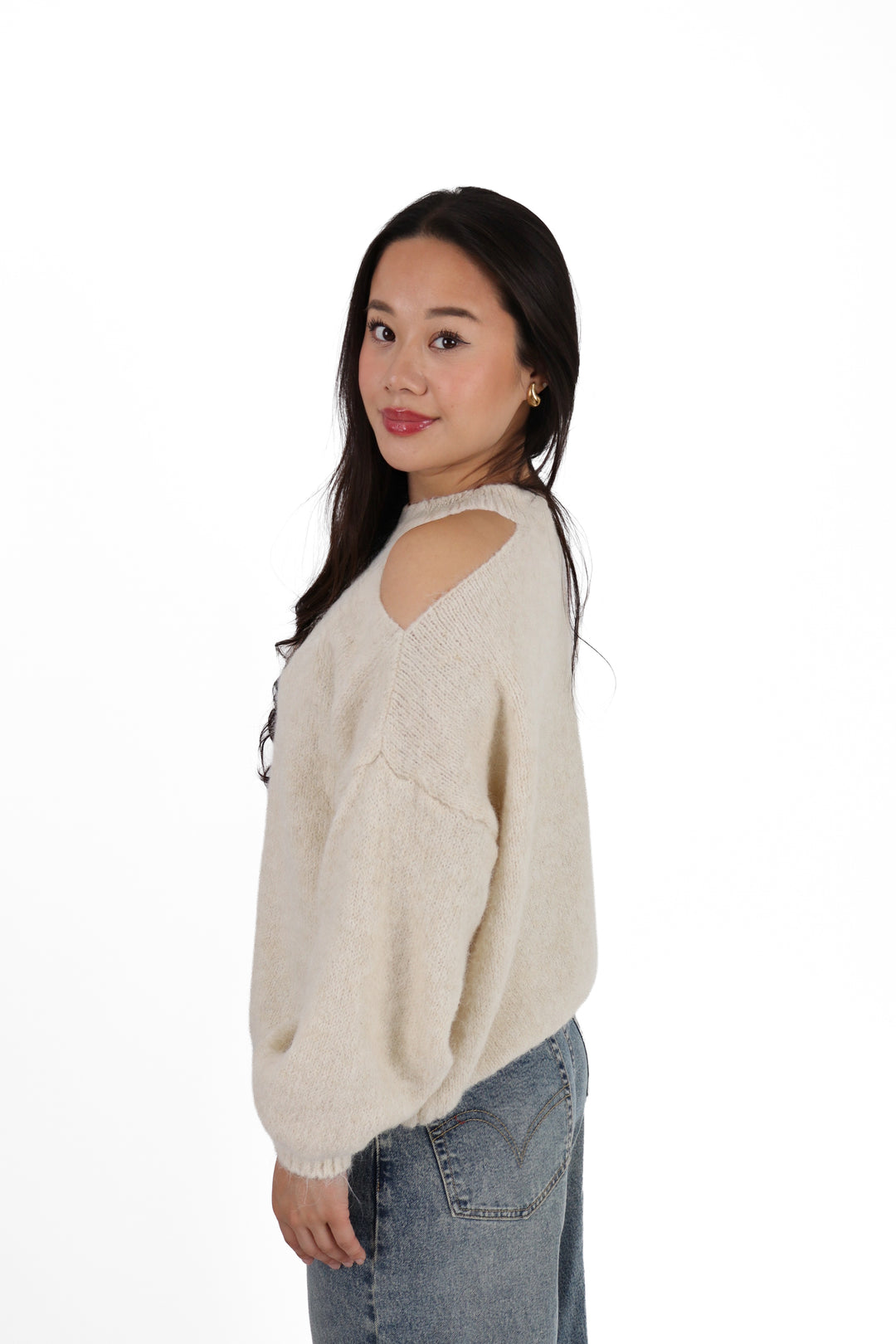 Soft Touch Cut Out Sweater