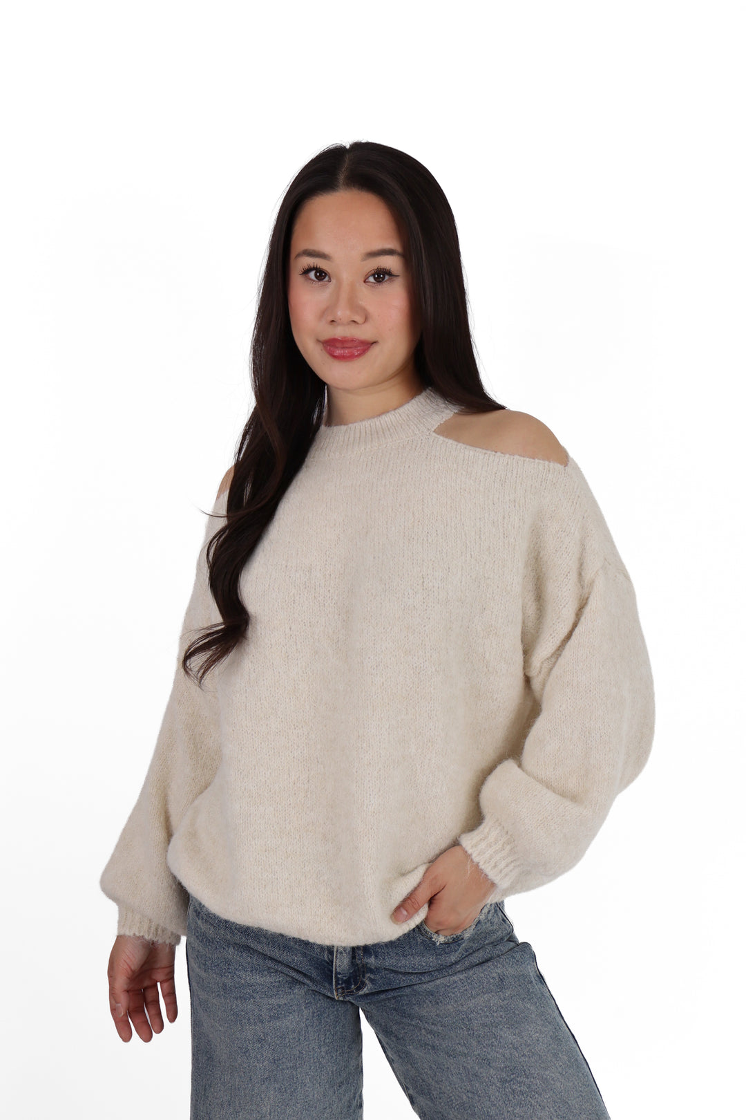 Soft Touch Cut Out Sweater