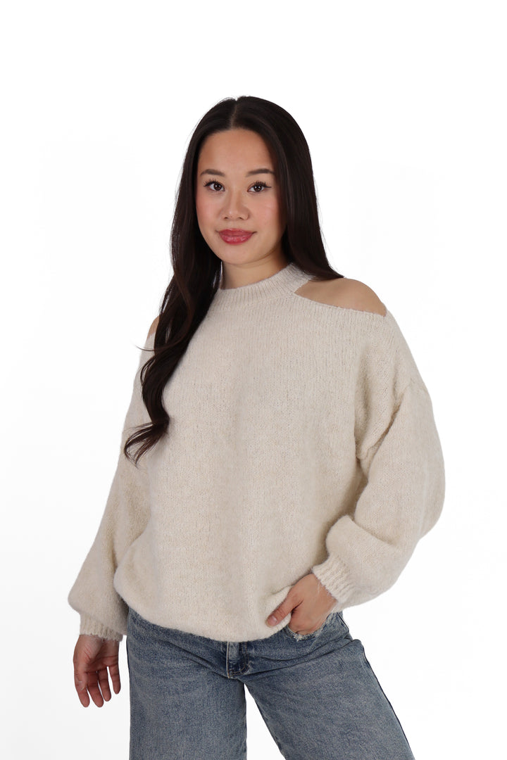 Soft Touch Cut Out Sweater
