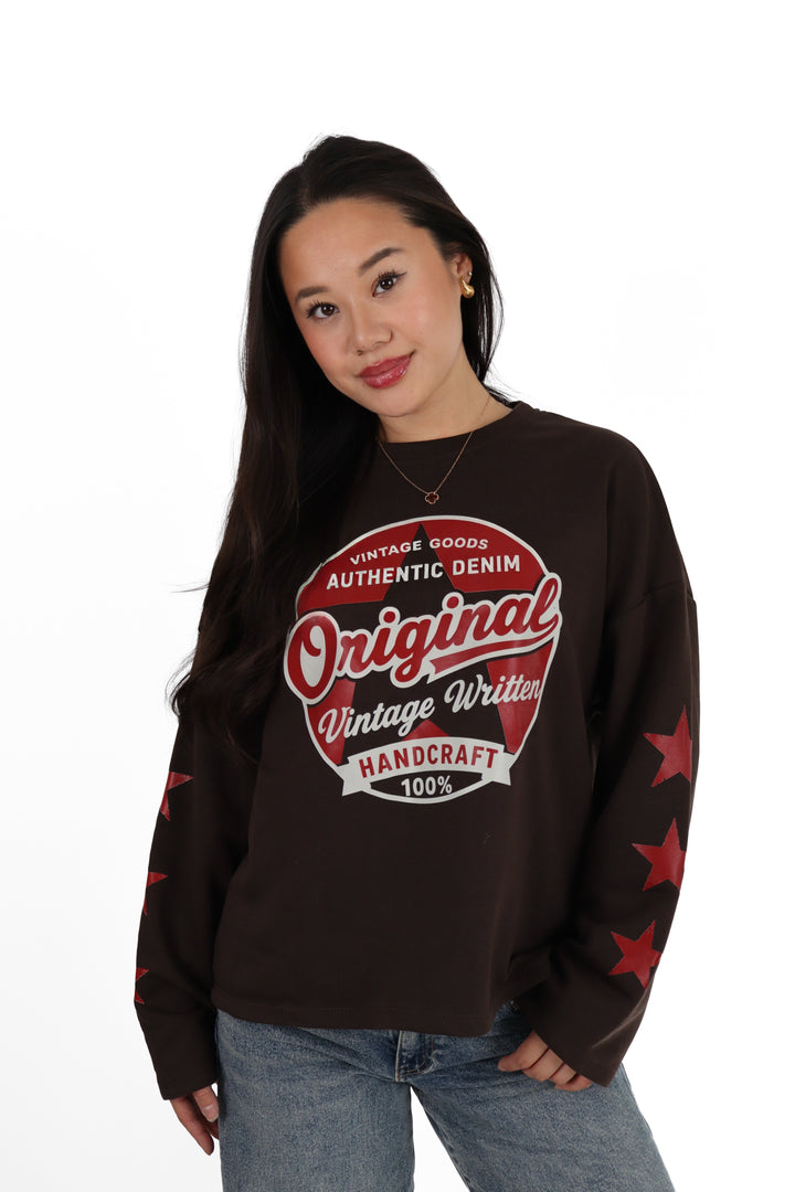 Vintage Star Sweater