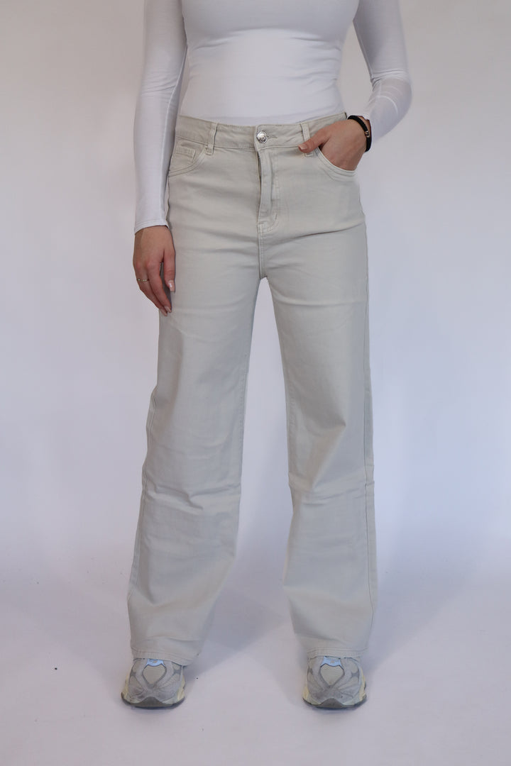 Lauren Plus Size Wide Leg Jeans - Stretch