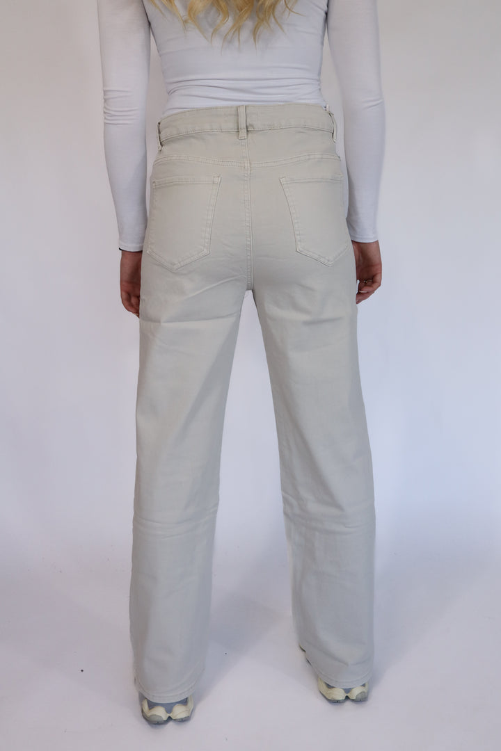 Lauren Plus Size Wide Leg Jeans - Stretch