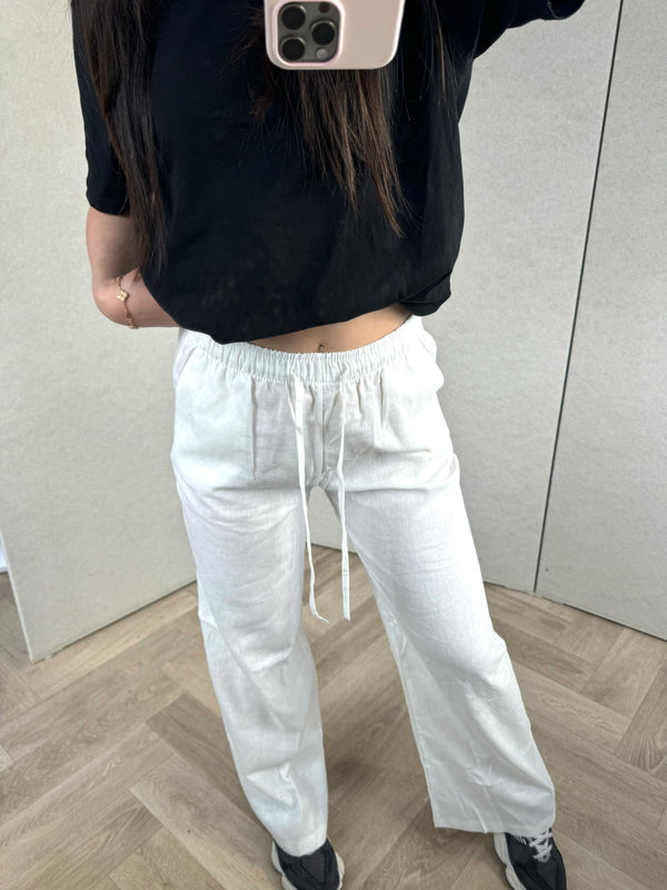 Linen Trouser ''TALL'' - White