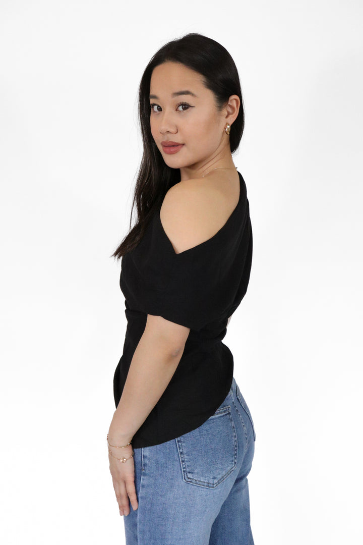 Bella Linnen Draped Top
