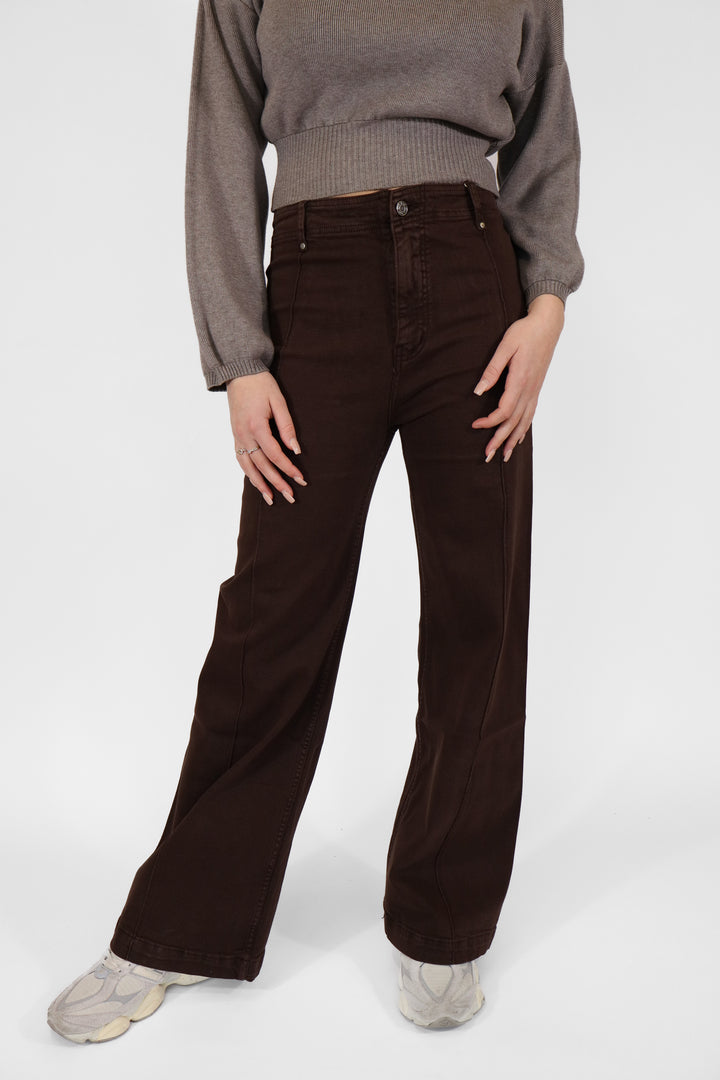 Ninne Wide Leg Jeans - Stretch