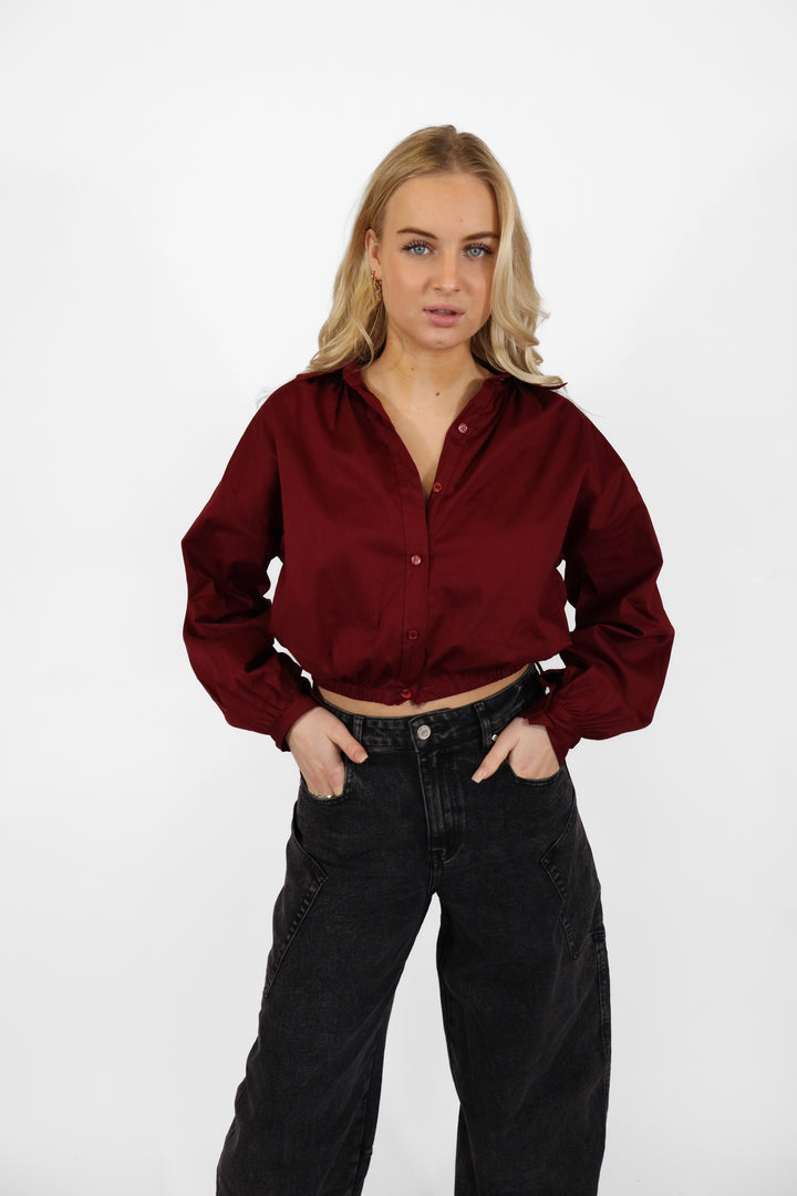 Zian Cropped Blouse