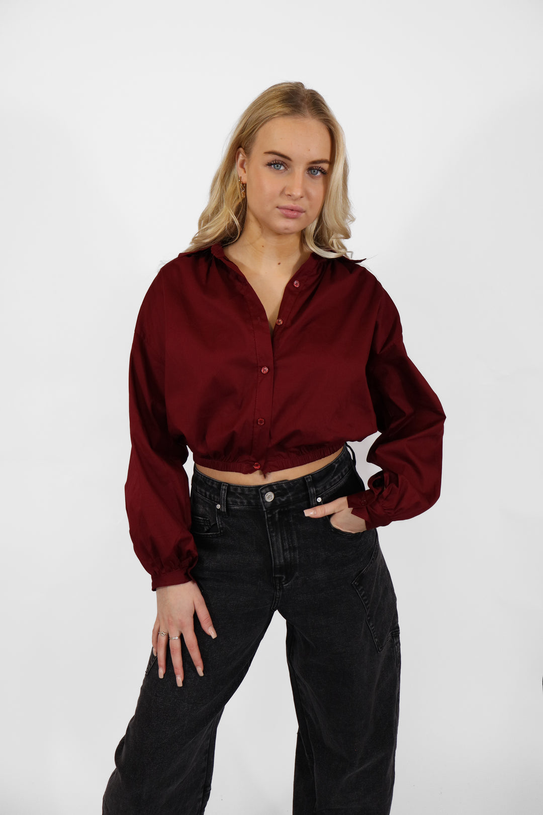 Zian Cropped Blouse