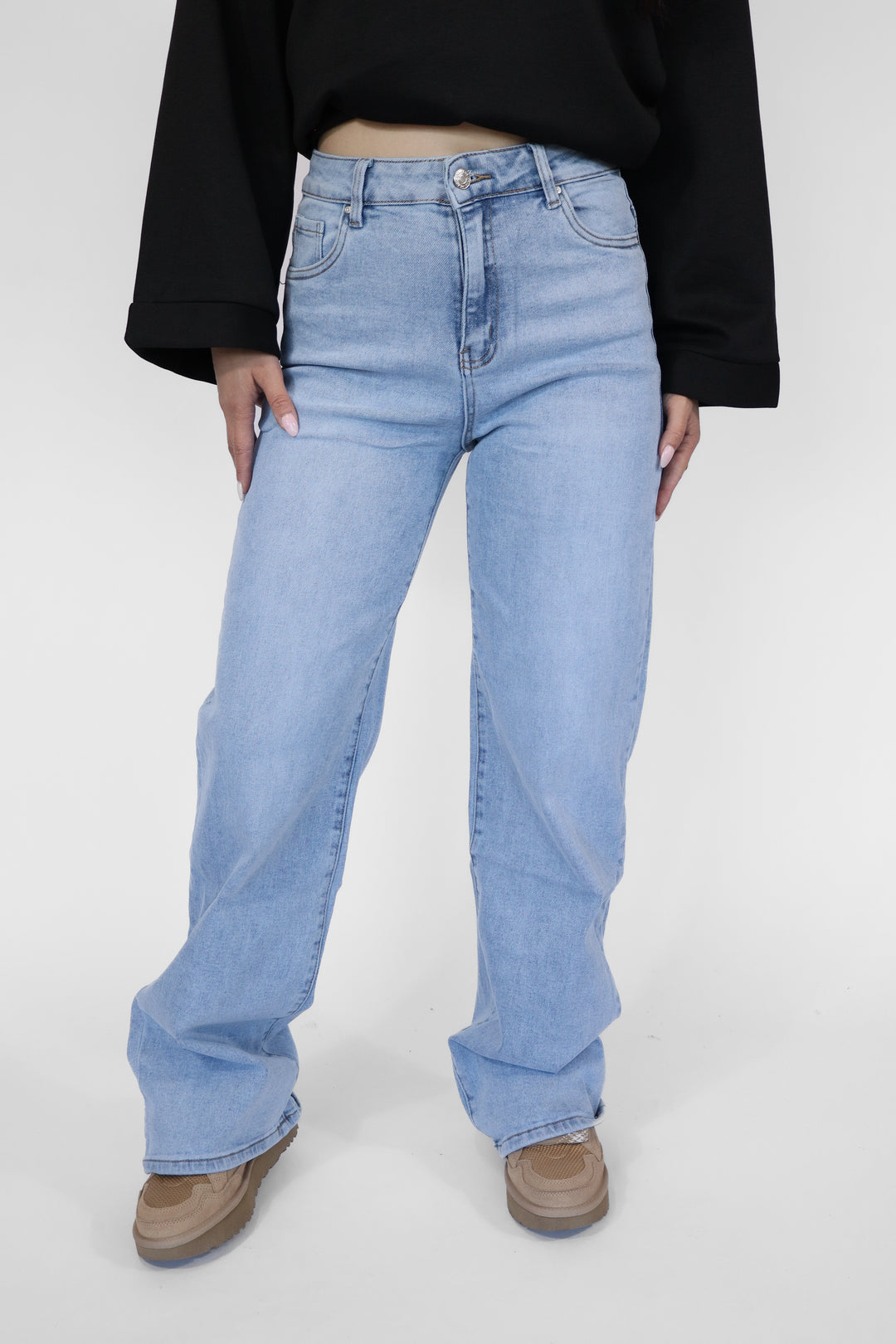 Rylie Wide Leg Jeans - Stretch